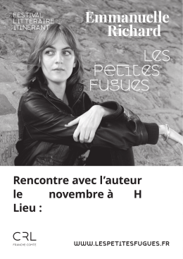 Affichette de l`auteur en t&eacute;l&eacute;chargement