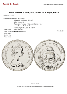 Canada, Elizabeth II, Dollar, 1979, Ottawa, SPL+, Argent, KM 124