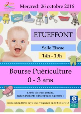 Affiche bourse puericulture 26 octobre 2016.pub