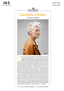 VANITY FAIR Octobre 2016