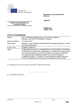 13675/16 eke DG E 2 A Les délégations trouveront ci