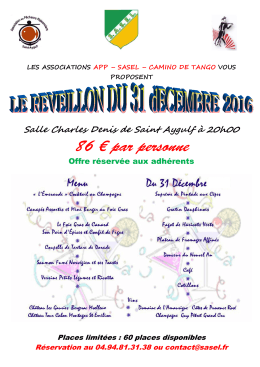 Salle Charles Denis de Saint Aygulf à 20h00