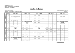RSD - D&eacute;partement d`Informatique