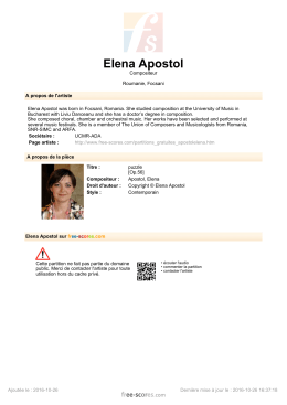 Elena Apostol - Free