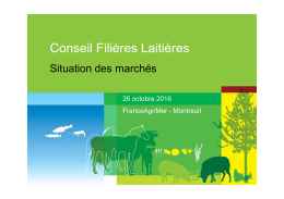 16-10-26 Situation des marchés