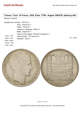 France, Turin, 10 Francs, 1934, Paris, TTB+, Argent, KM:878