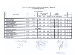 Page 1 FACULTE DESSCIENCESECONOMIQUES