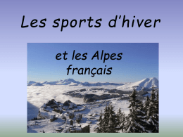 Les sports d*hiver