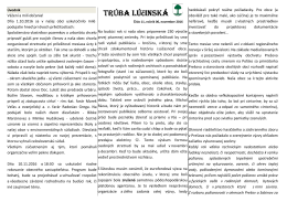 novembrov&eacute; č&iacute;slo Tr&uacute;by L&uacute;činskej