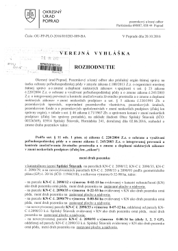 vyhlaska rozh 2 11 2016