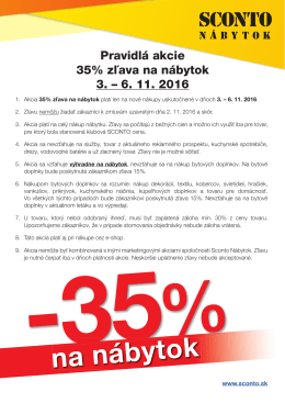 35na nábytok - SCONTO NÁBYTOK