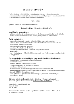 Vyhl&aacute;senie v&yacute;berov&eacute;ho konania na funkciu riaditeľa &Scaron;kolskej