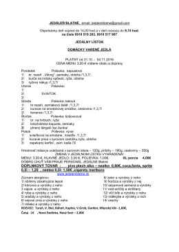 DOPLNKOV&Yacute; TOVAR : pivo plech alko &ndash; nealko 0,80&euro;, coca,fanta