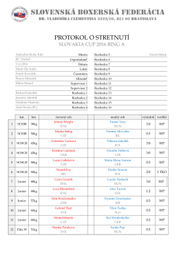 Sobota 11.6.2016 RING A
