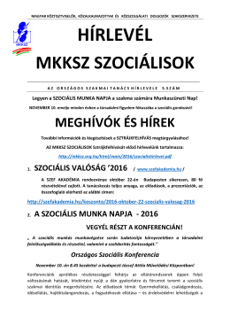 2. hírlevélhez katt ide - Magyar Köztisztviselők, Közalkalmazottak és