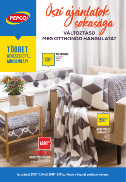 Pepco akci&oacute;s &uacute;js&aacute;g let&ouml;lt&eacute;se PDF form&aacute;tumban ITT - Akci&oacute;s