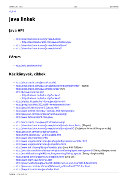 Java linkek