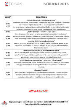 studeni 2016 - Antena Zadar