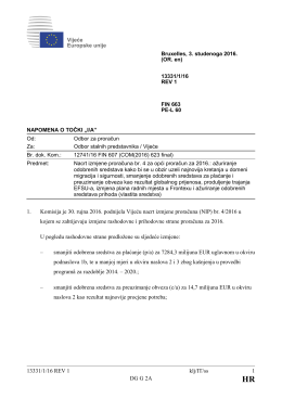 13331/1/16 REV 1 klj/IT/ss 1 DG G 2A 1. Komisija je 30