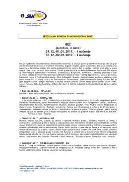 BEČ - Turistička agencija SANTOURS