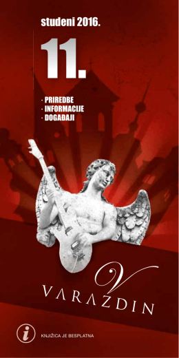 Pogledajte aktualni program događanja za studeni