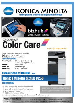 Color fotokopirni uređaji - MGELECTRONIC |Prodaja|Servis|Najam