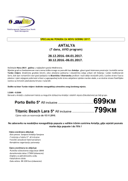 antalya - Turistička agencija SANTOURS