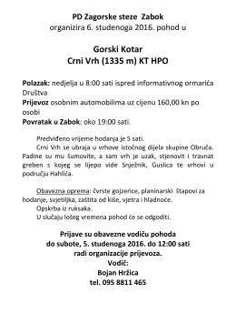 Gorski Kotar Crni Vrh