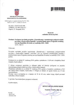 poziv i program