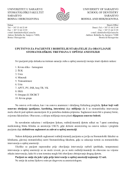 univerzitet u sarajevu stomatolo&scaron;ki fakultet sarajevo bosna i