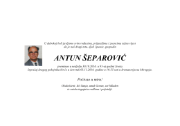 ANTUN ŠEPAROVIĆ
