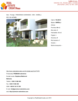 Preuzmi PDF datoteku s ponudom ovog objekta