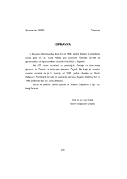 15 - 5 - Sjemenarstvo 1998