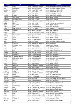 2. Sınıf Danışmanlık Bilgileri