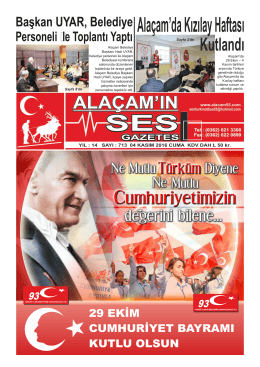 04 Kasım 2016 Sayı : 713