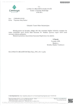 ankara çankaya belediyesi taşınmaz satış ihalesi