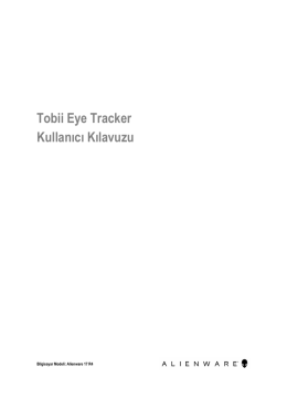 Tobii Eye Tracker Kullanıcı Kılavuzu