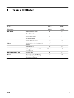 Technical specifications - TRWW
