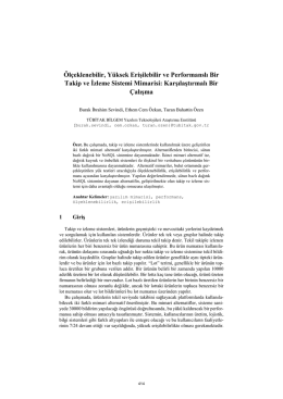 Olceklenebilir, Yuksek Erisilebilir ve Performansli - CEUR
