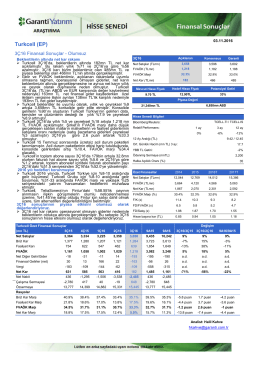 Turkcell (EP) - Garanti Yatırım