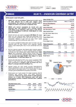 bımas 60,00 tl - Bizim Menkul Değerler