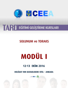 Modül-1 : Solunum ve Toraks