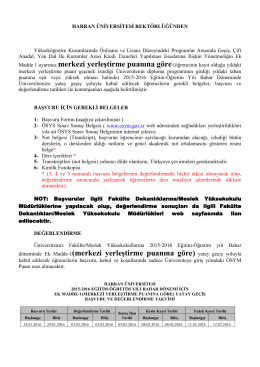 harran &uuml;nıversıtesı rekt&ouml;rl&uuml;g&uuml;nden