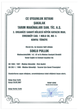D&ouml;k&uuml;manlar SOKLU PULLUK CE BELESİ