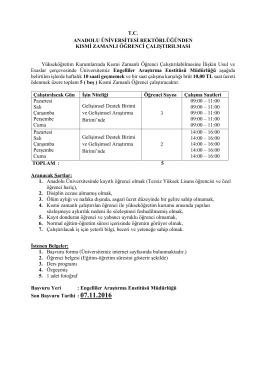 Engelliler Araştırma Enstitüsü Müdürlüğü