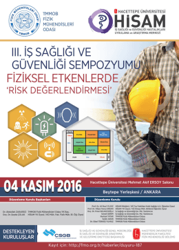 III. İŞ SAĞLIĞI VE GÜVENLİĞİ SEMPOZYUMU FİZİKSEL