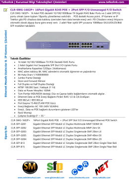 16Port Gigabit RJ45 POE + 2Port SFP F/O Unmanaged F