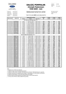 C.2-5-1 Dalgic Pompa 6-8 KPS-(YENİ SERİ