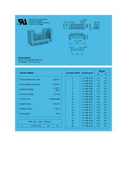 Termoplastik U|_Q4 VO Terminaller: Cu Zn 5 um Sn
