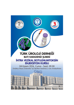 Intra Vezikal Samsun 2016 copy